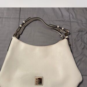 Dooney & Bourke White Leather Shoulder Bag